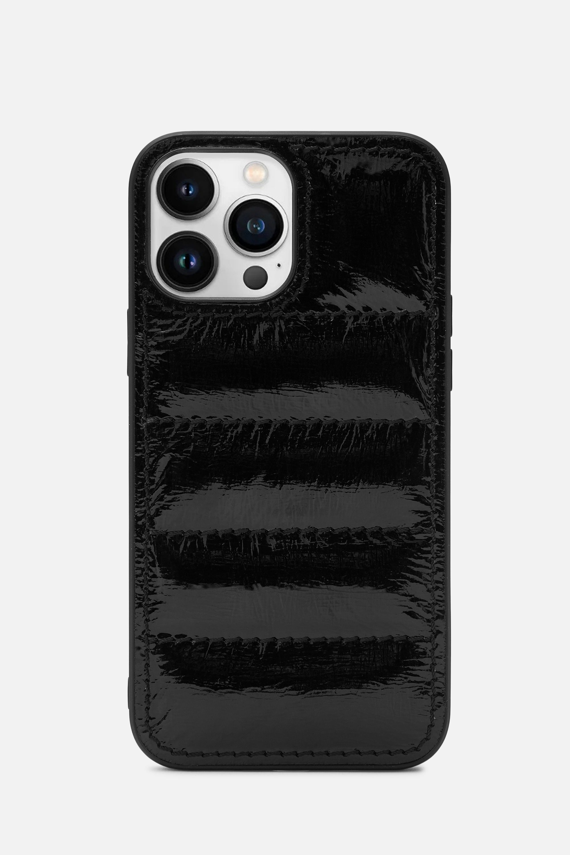 Louis Vuitton Black Puffy iPhone Case