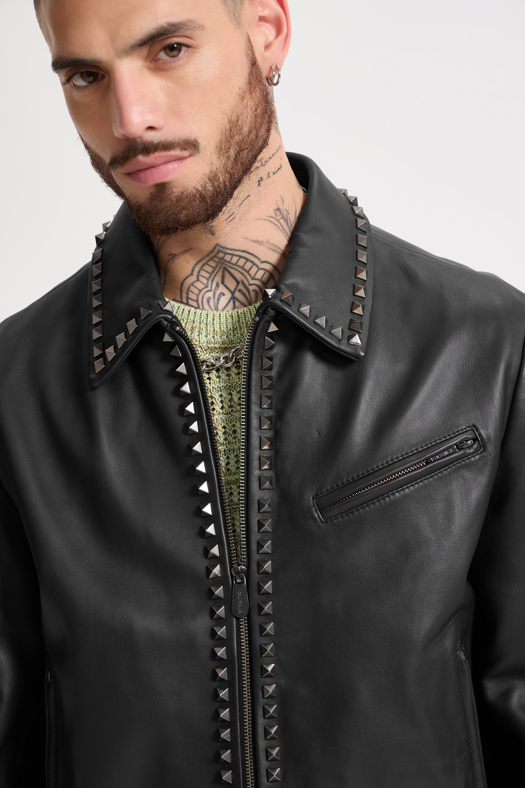 Léo - Untitled Studded Leather Jacket