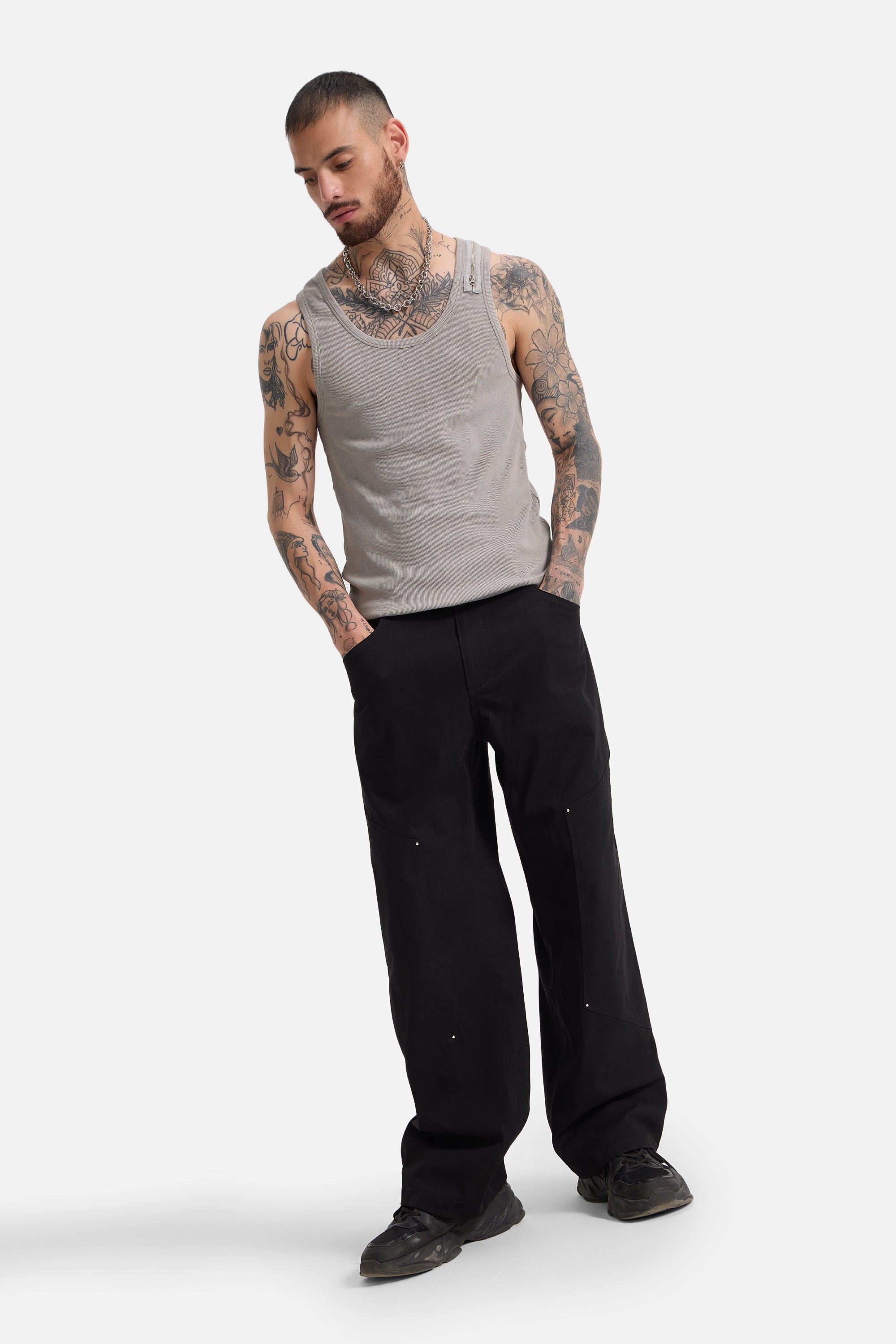 Ezra - Unisex Relaxed Fit Twill Pants