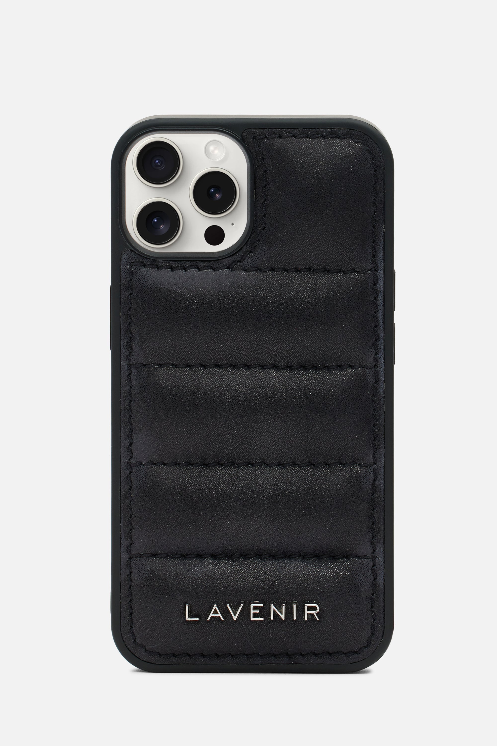 iPhone Puffy Case - Quilted Matte Black