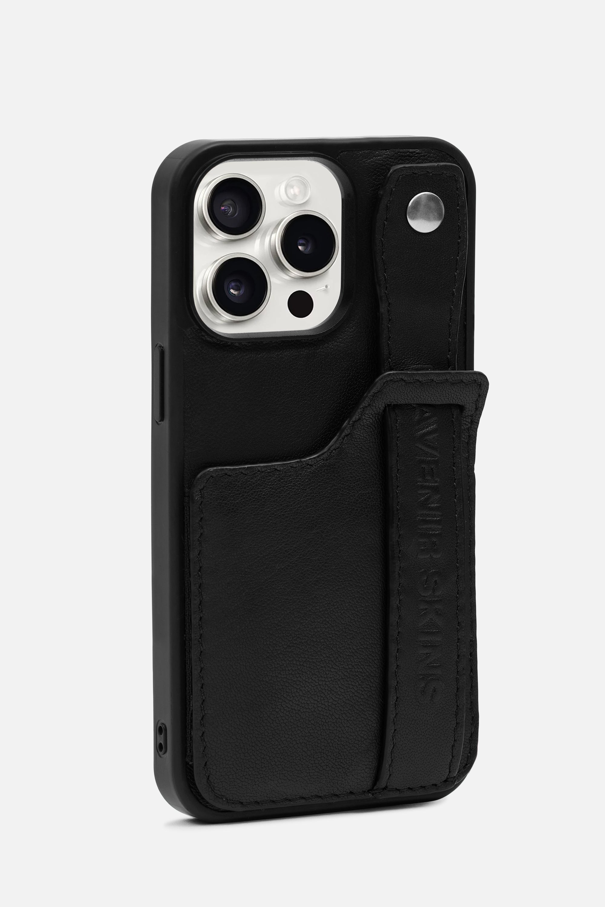 iPhone Case - Strap Card - Black