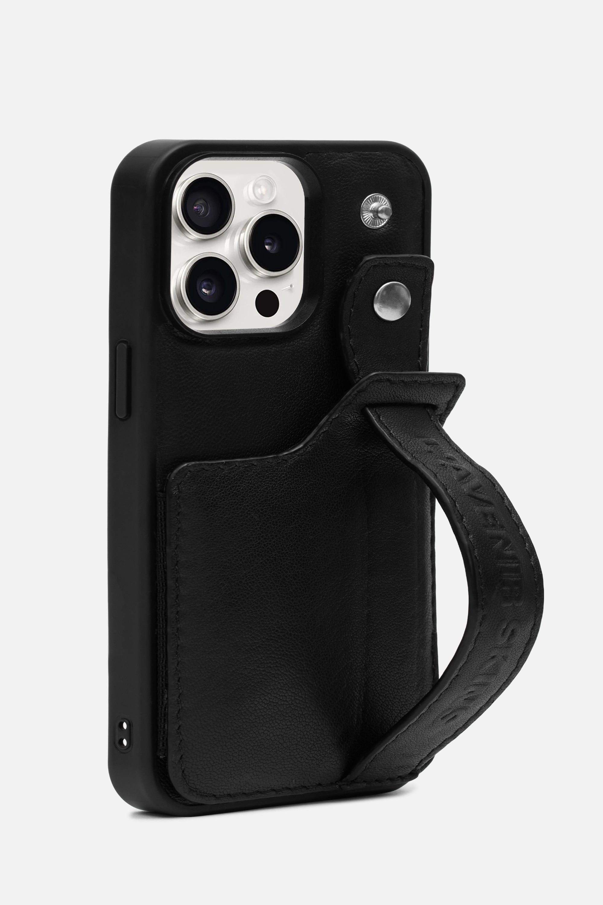 iPhone Case - Strap Card - Black