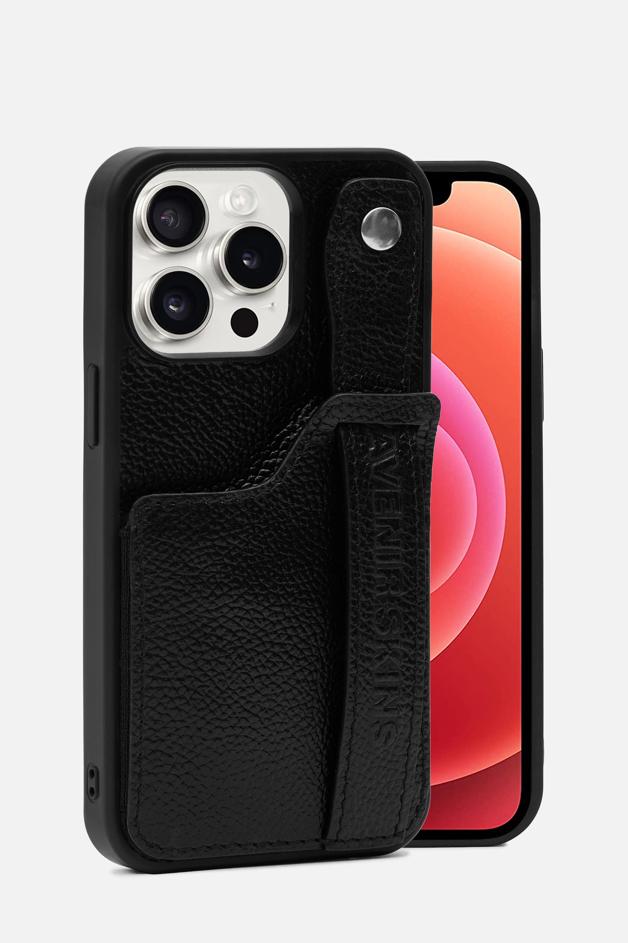 iPhone Case - Strap Card - Black