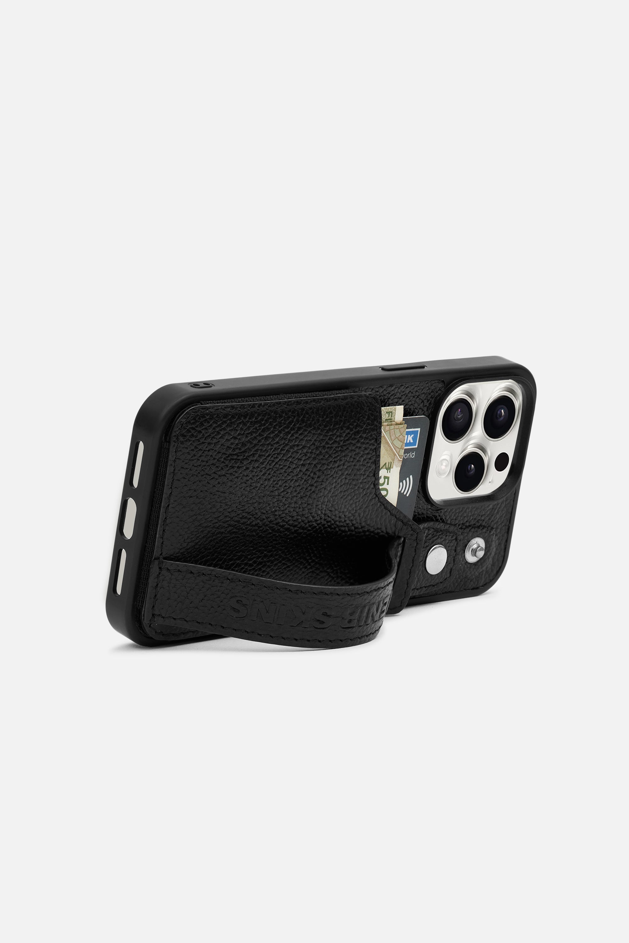 iPhone Case - Strap Card - Black