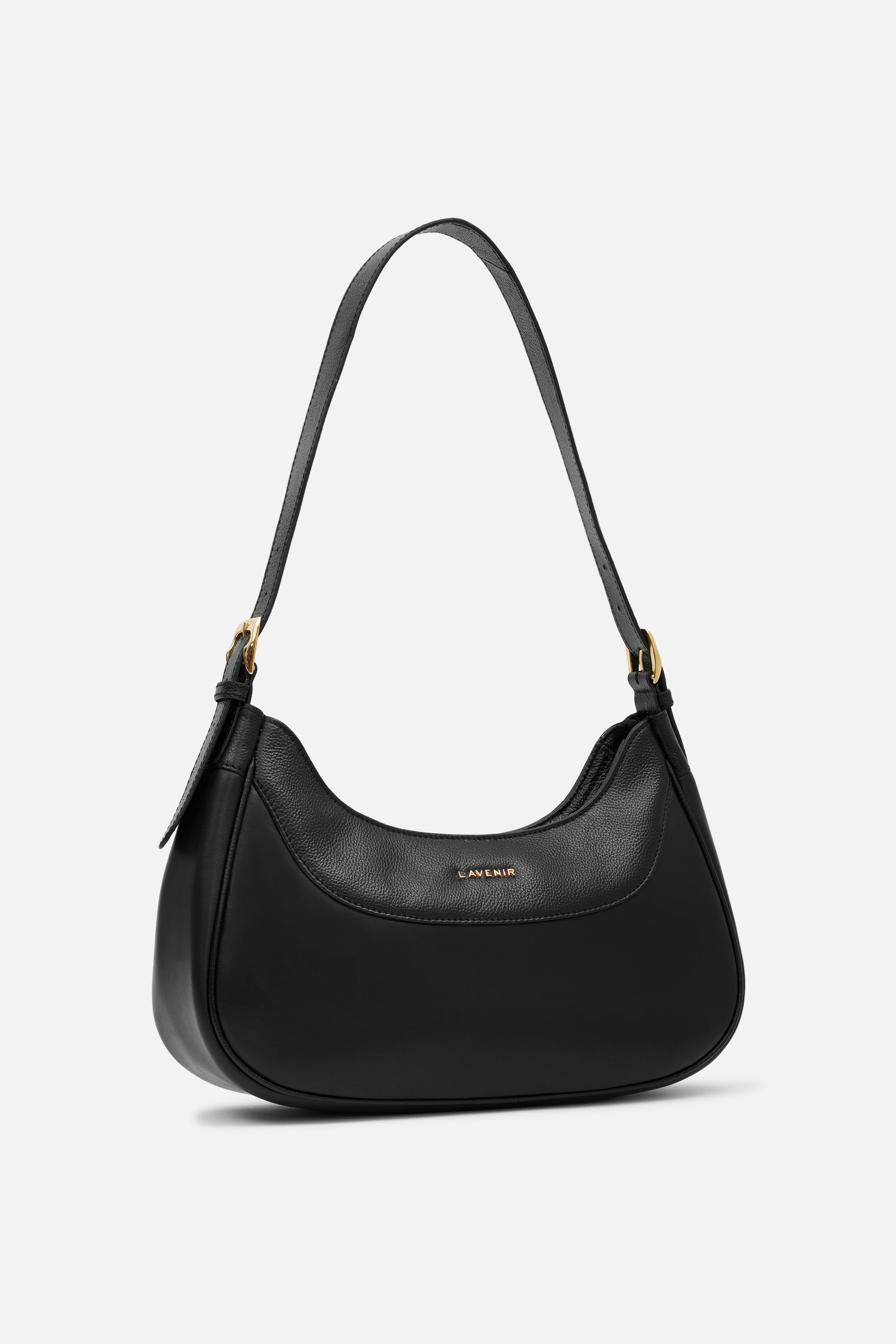 Olivia Medium Hobo Bag - All Black