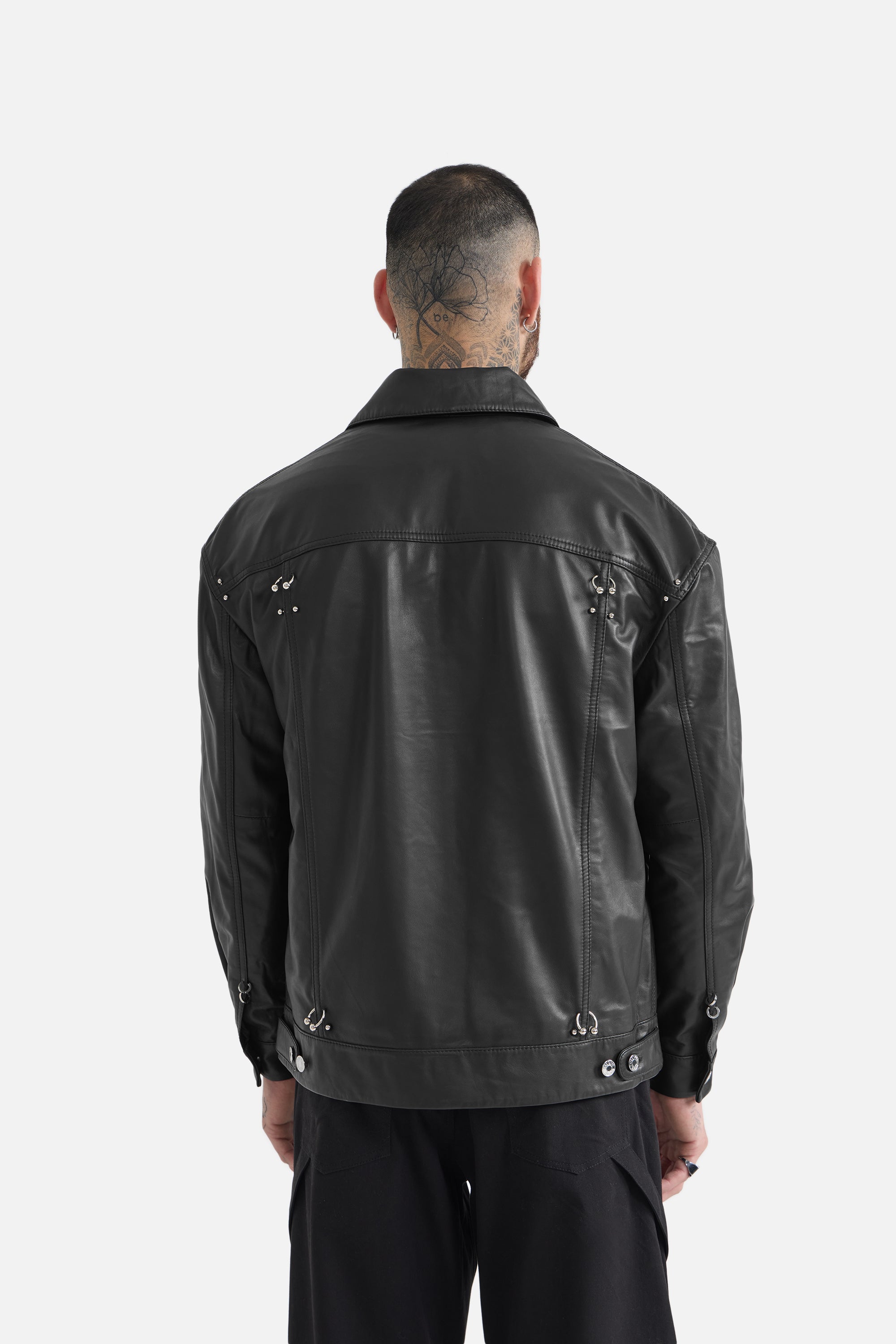 Percer - Pierced Leather Jacket