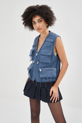 Madox - Unisex Nylon Utility Gilet