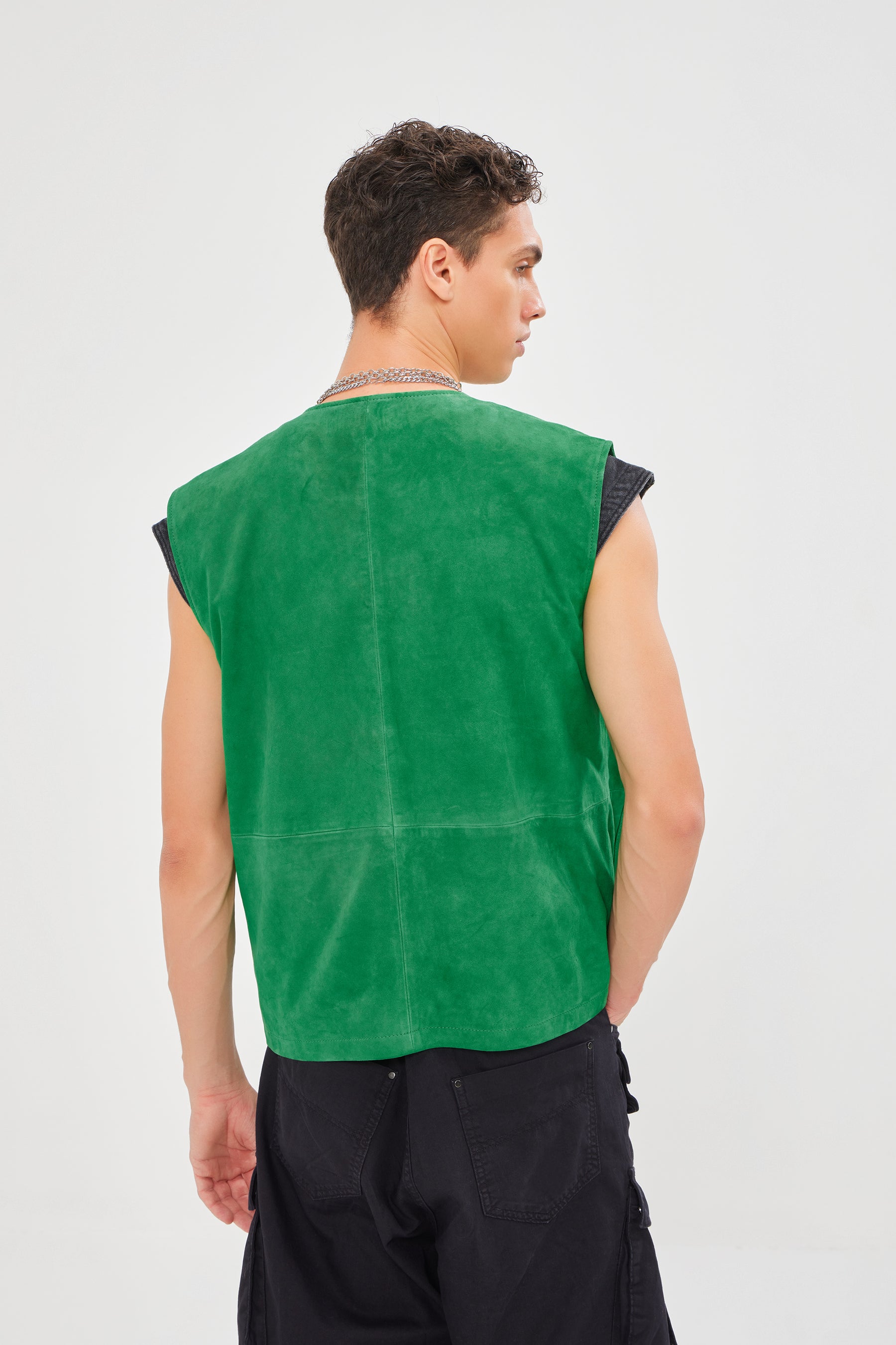 Massimo - Utility Suede Gilet