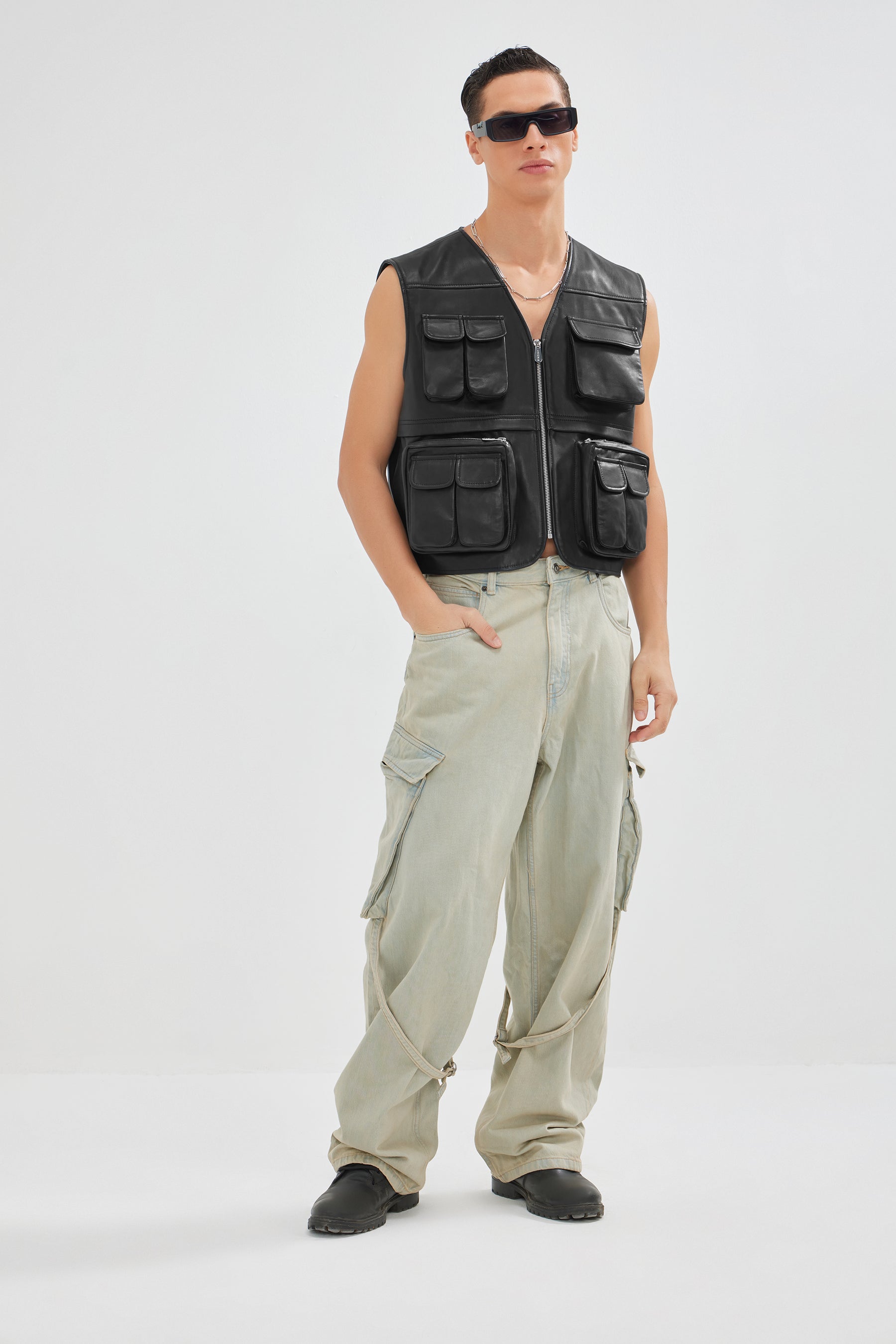 Ceaser - Leather Utility Gilet