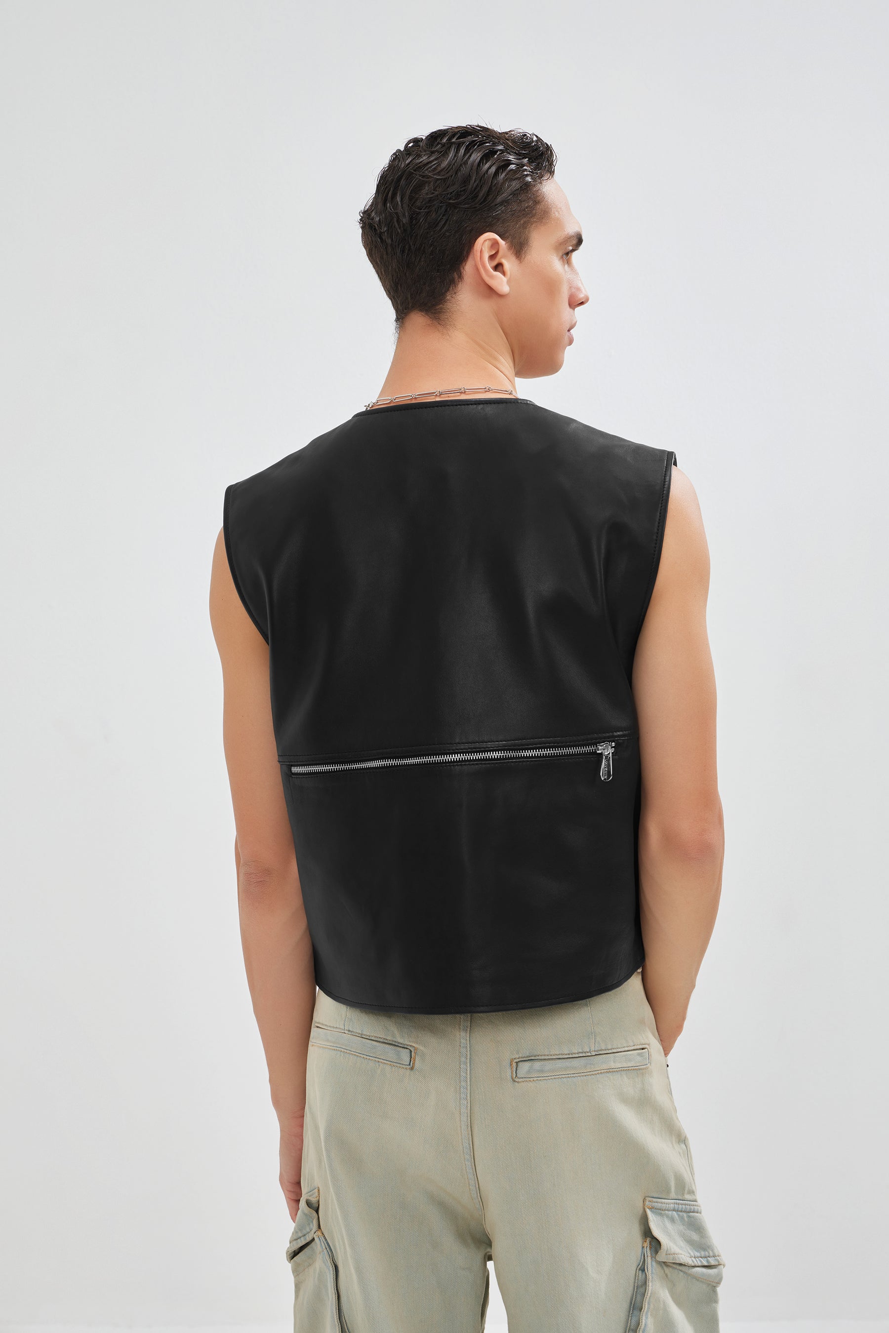 Ceaser - Leather Utility Gilet