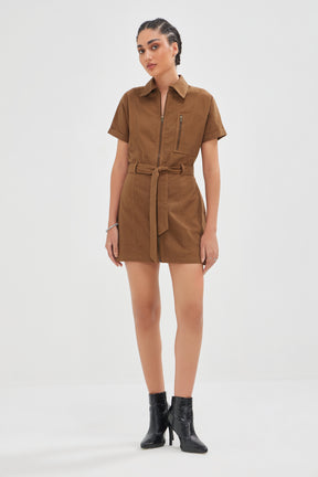 Irene - Woven Utility Dress