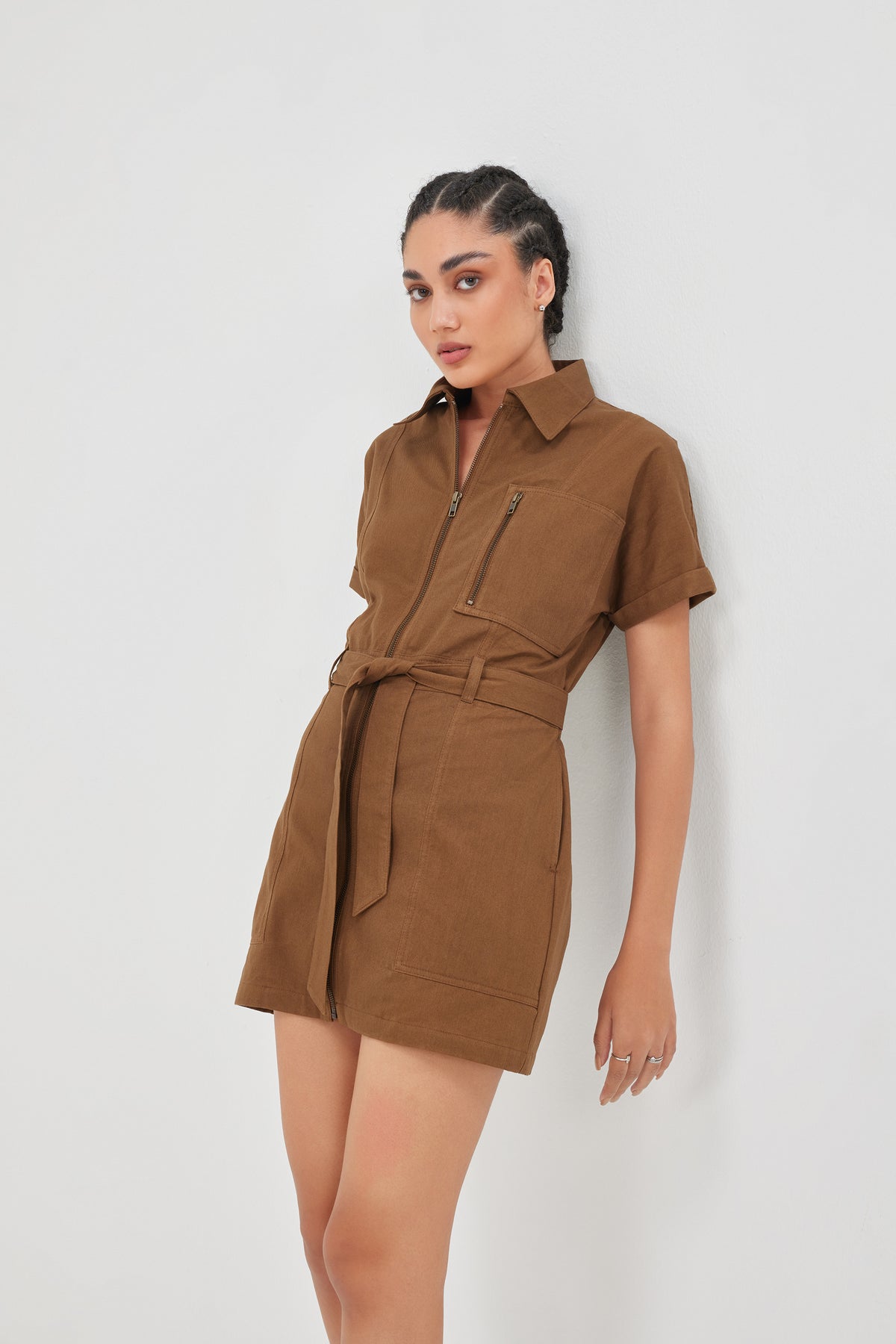 Irene - Woven Utility Dress