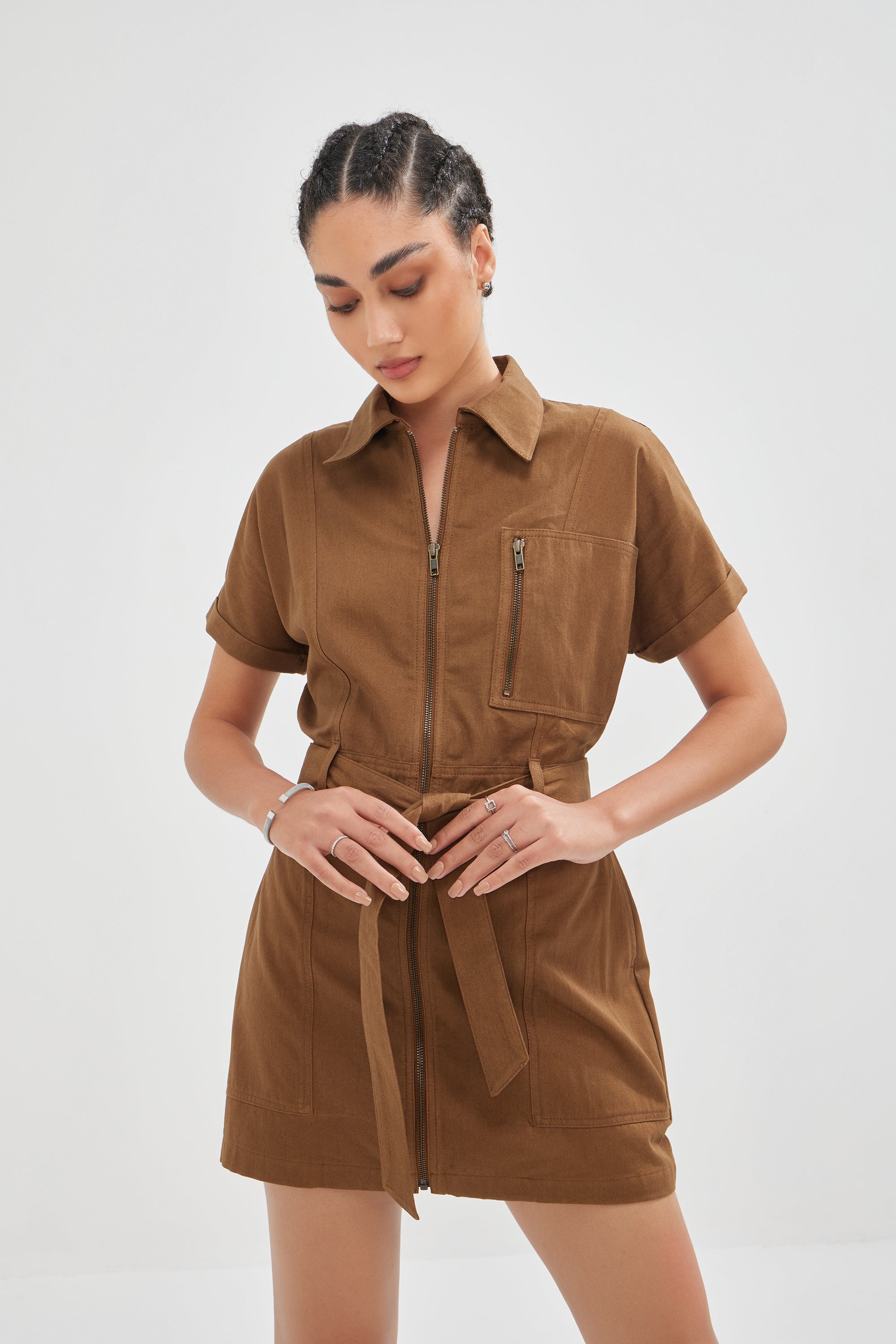 Irene - Woven Utility Dress