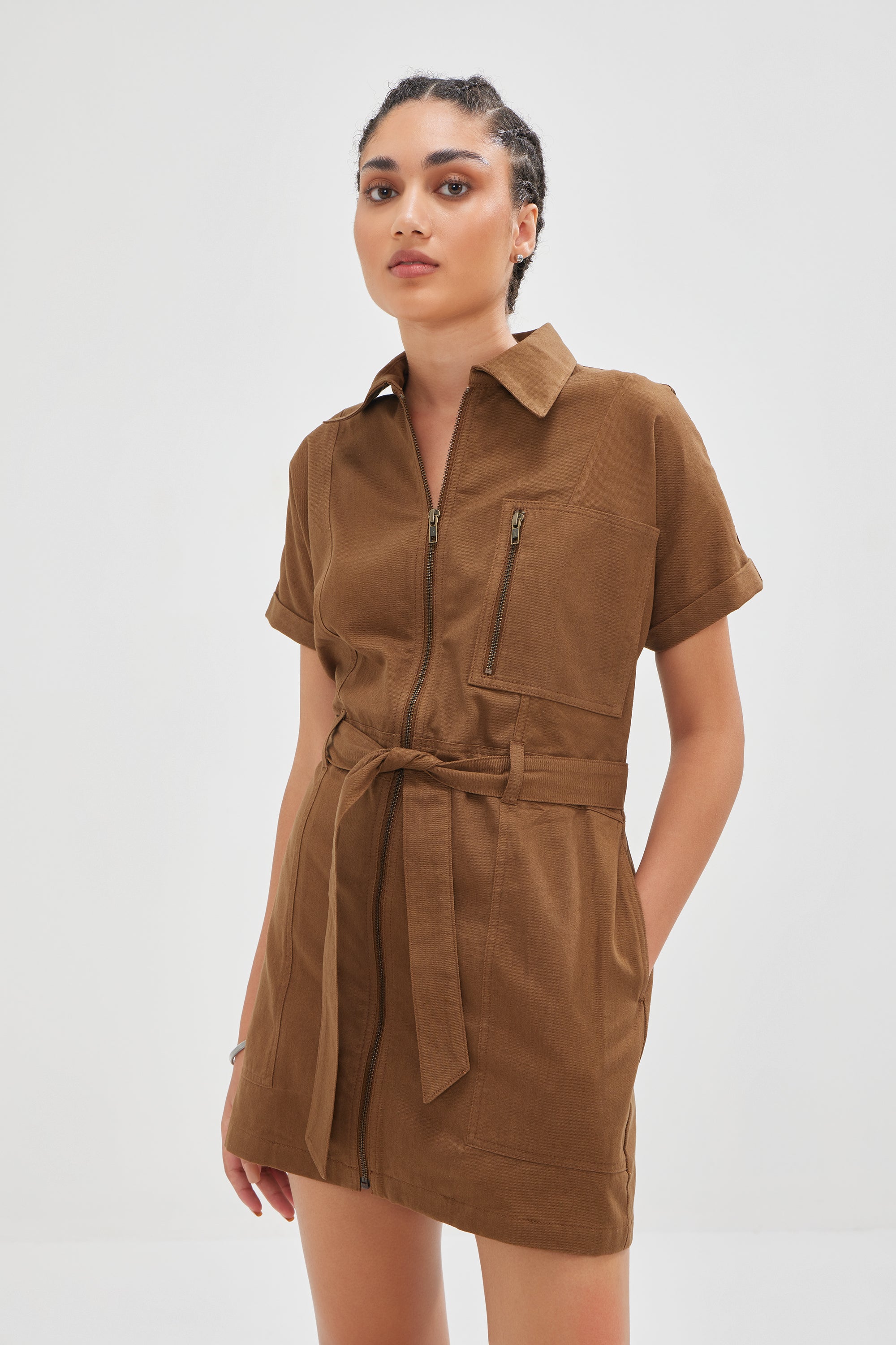 Irene - Woven Utility Dress