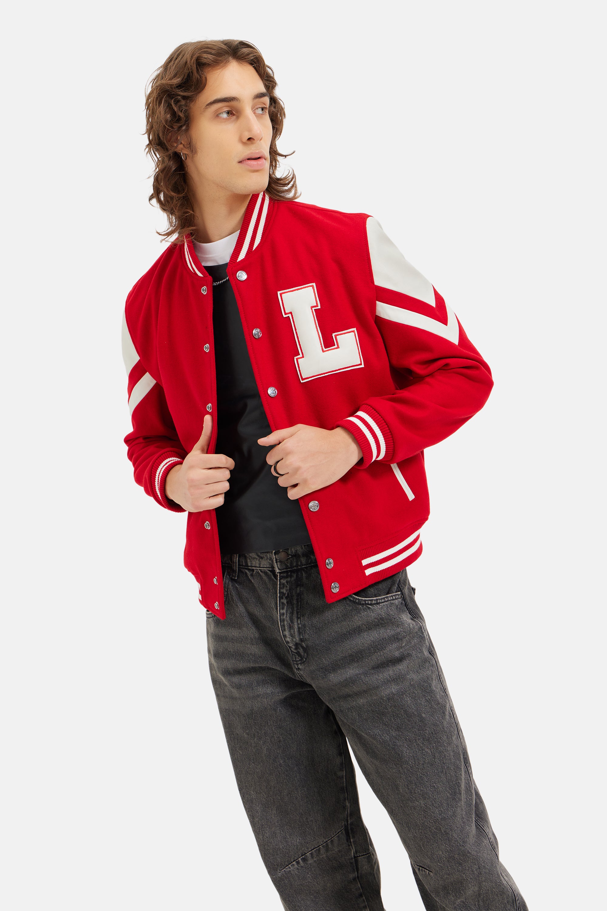 Sonic - L'avenir Teddy Jacket - Red & White