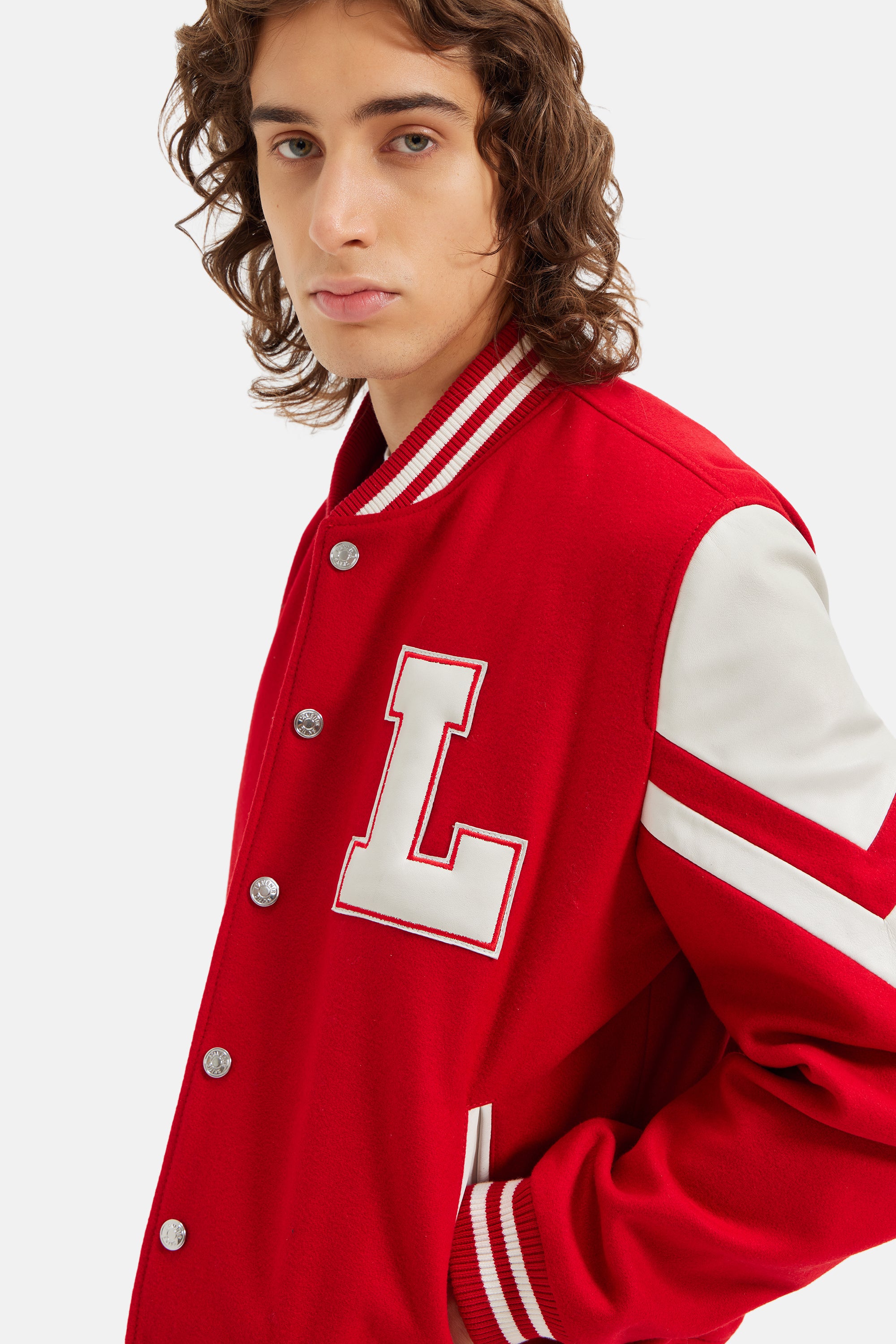 Sonic - L'avenir Teddy Jacket - Red & White