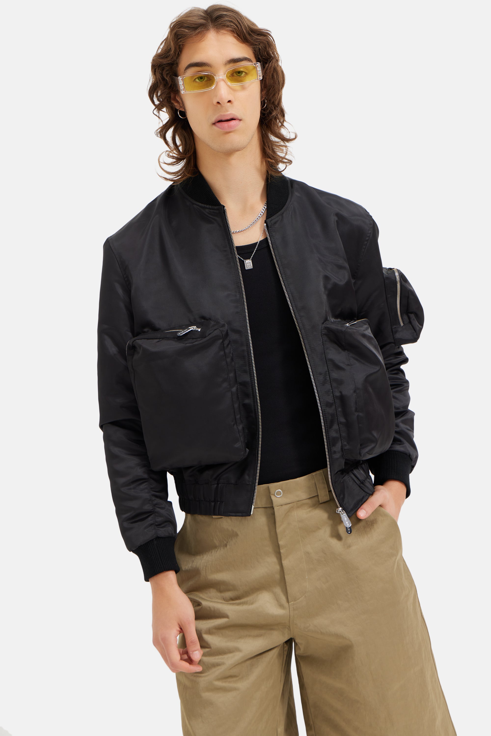 Drake - Nylon Utility Bomber Jacket - Black