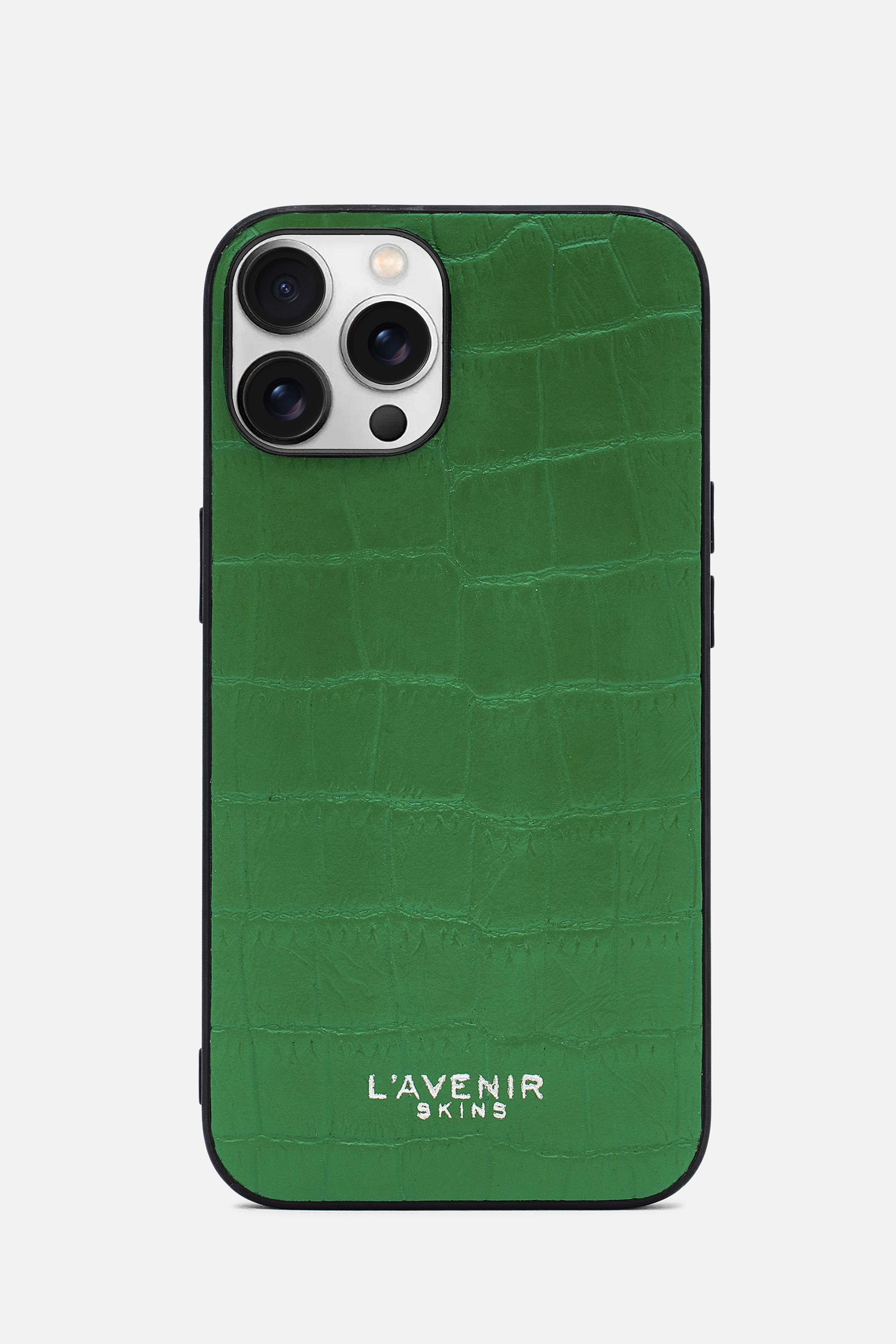 iPhone Croco Case - Emerald Green