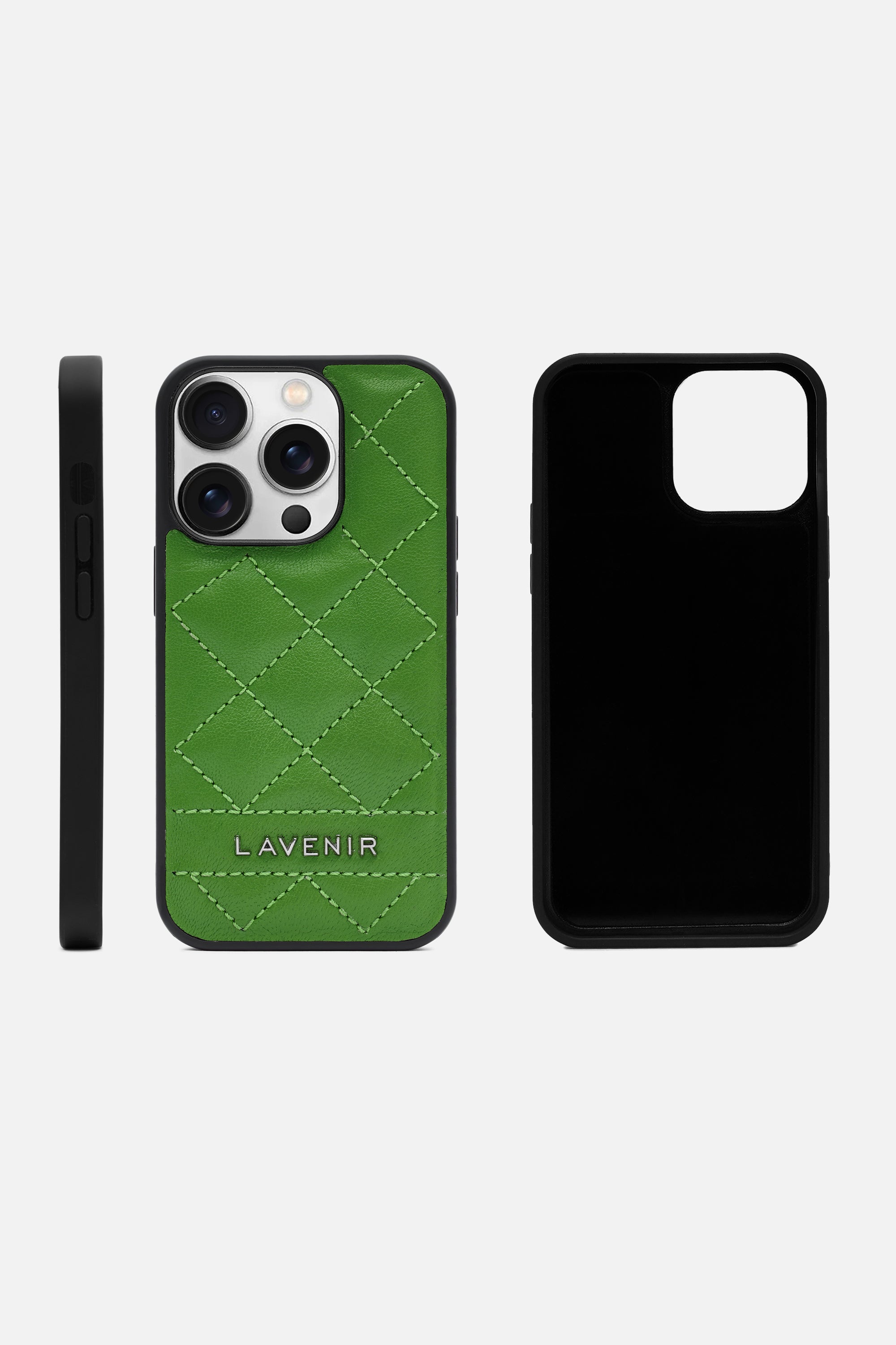 Iphone Case - Diamond Quilt - Parrot Green