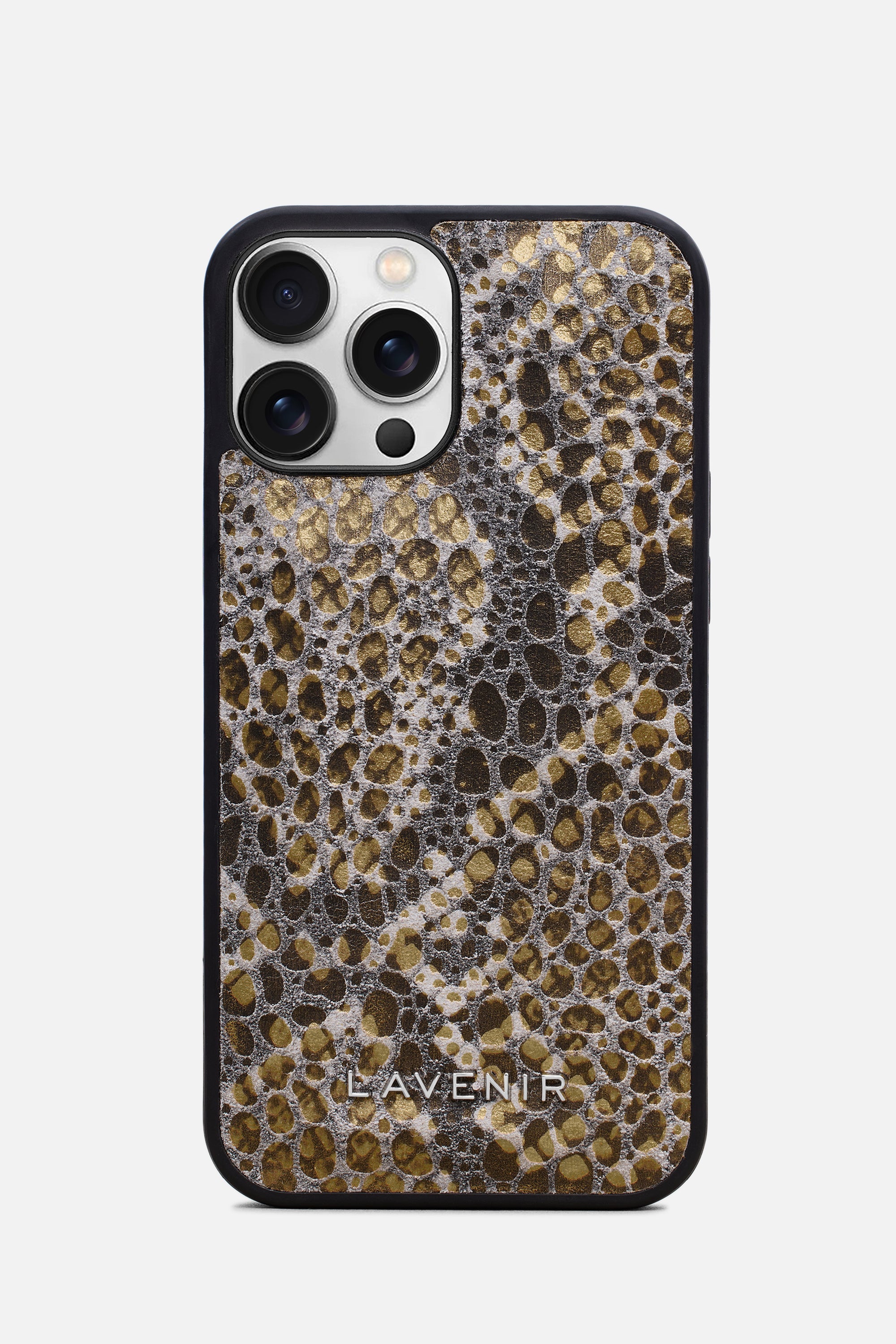 Iphone Case - Snake Embossed - Vintage Brown