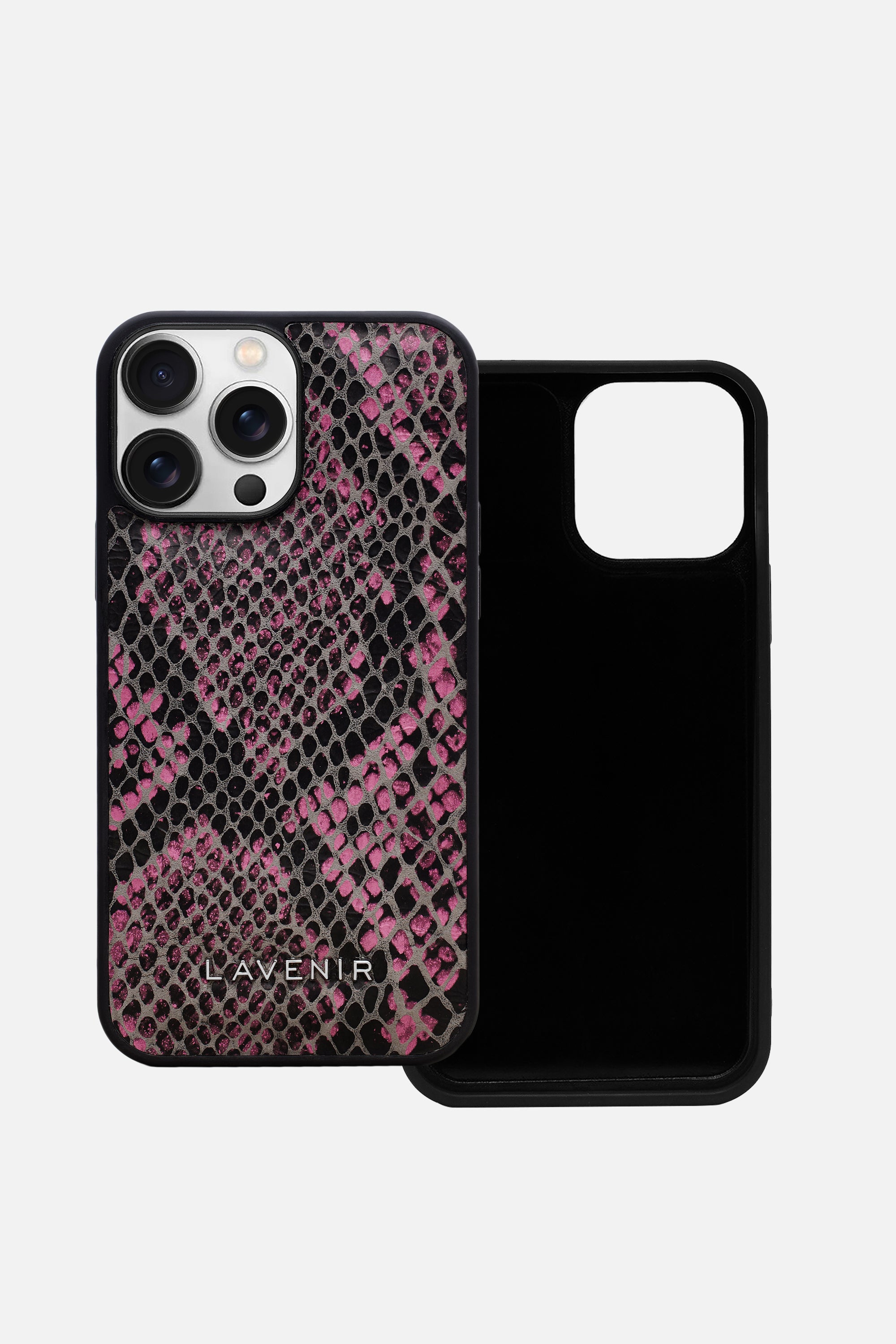 Iphone Case - Snake Embossed - Pink