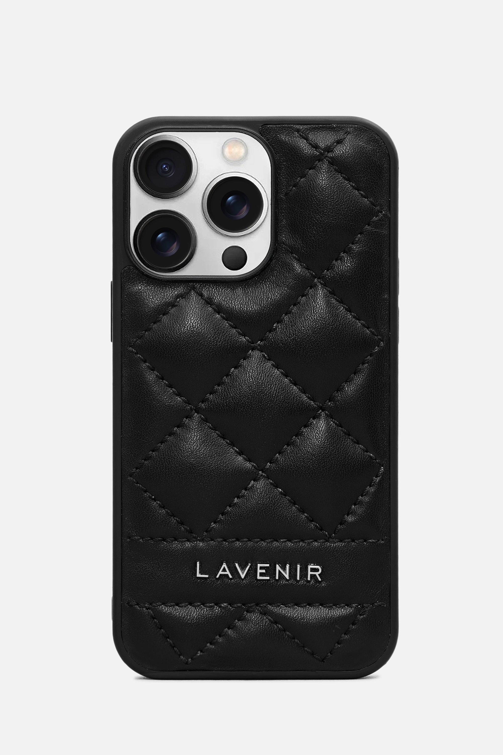 Iphone Case - Diamond Quilt - Black