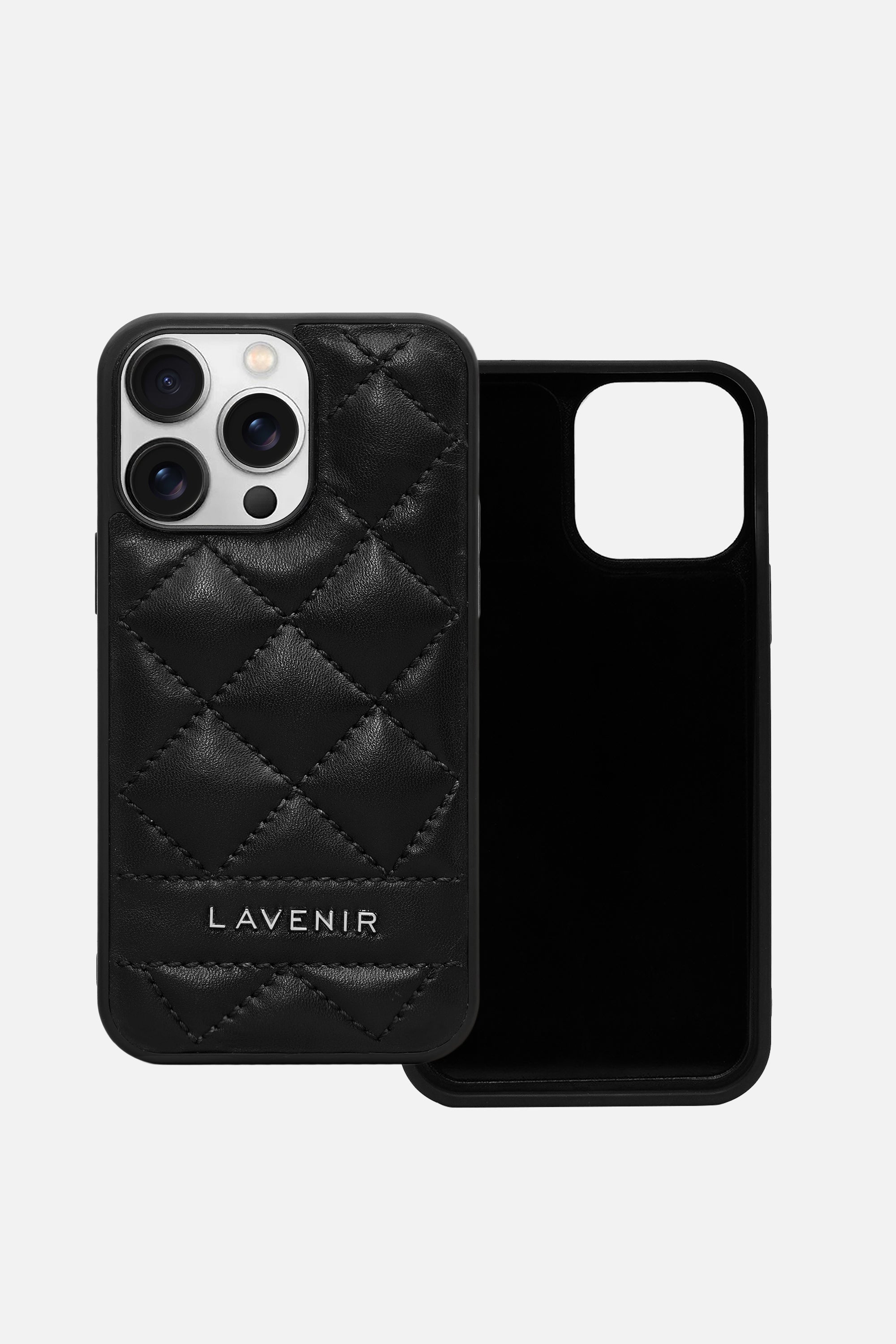 Iphone Case - Diamond Quilt - Black