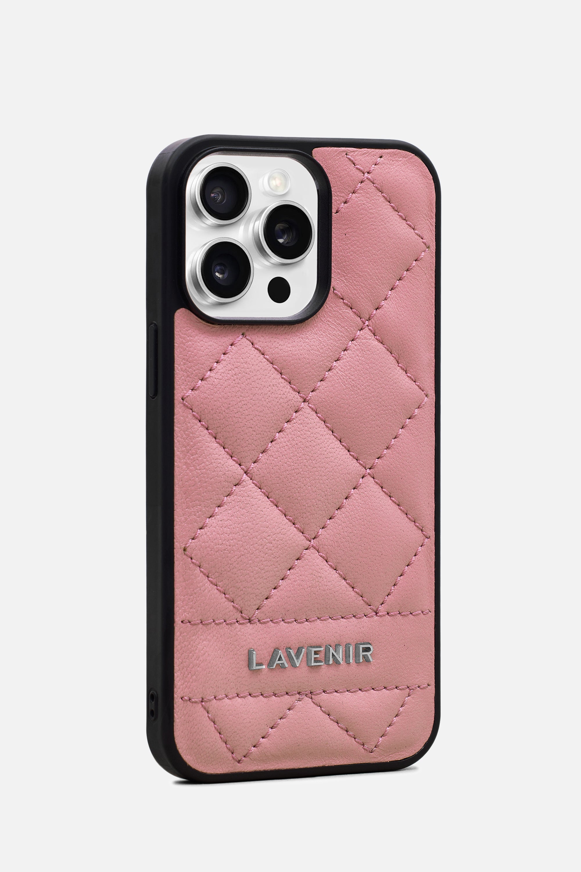 Iphone Case - Diamond Quilt - Salmon Pink