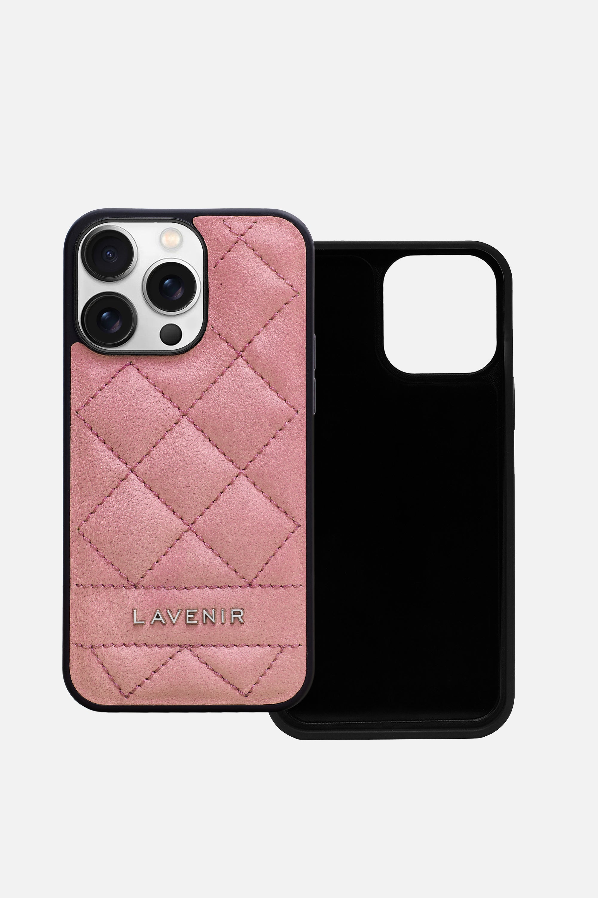 Iphone Case - Diamond Quilt - Salmon Pink