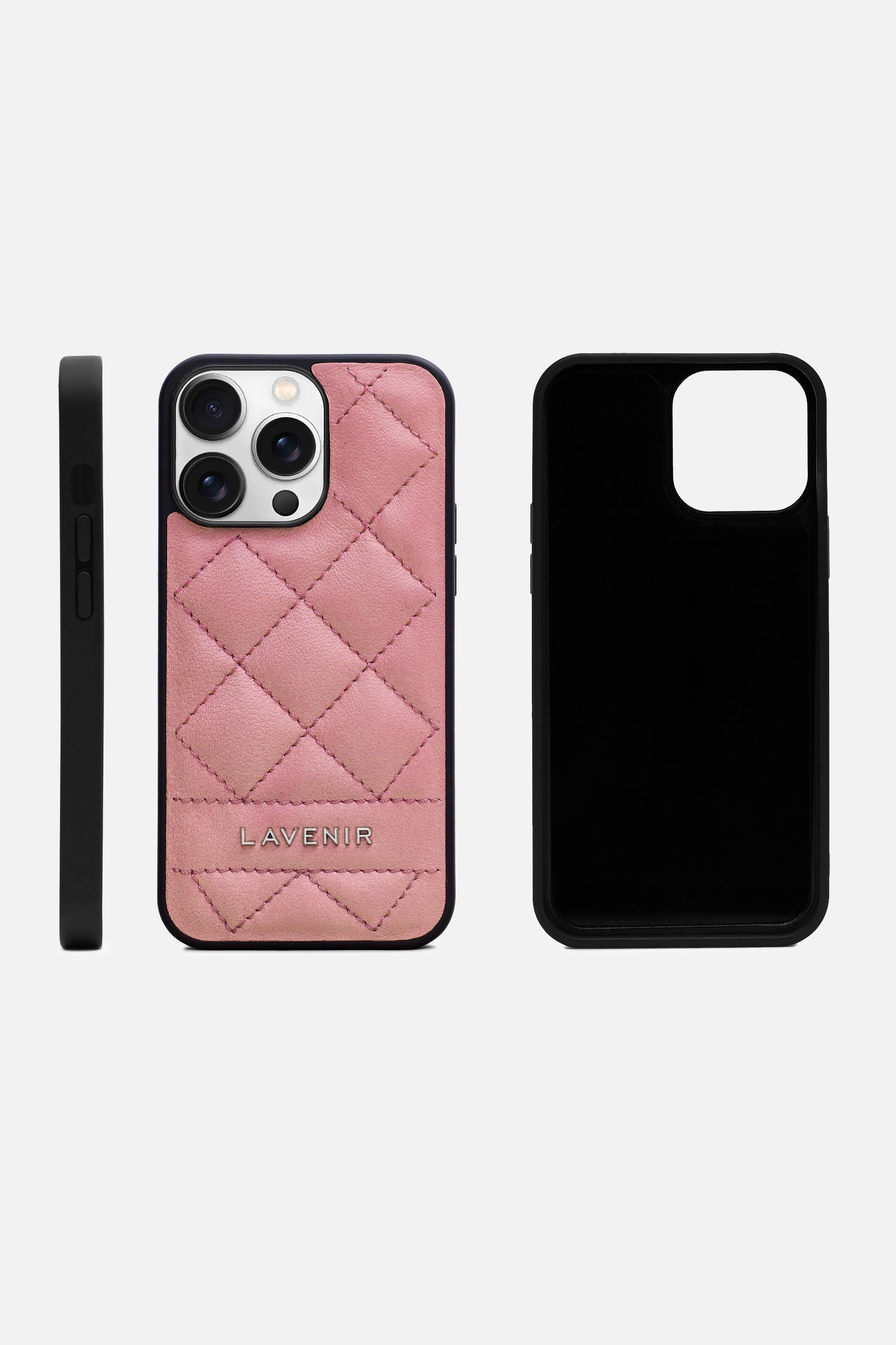 Iphone Case - Diamond Quilt - Salmon Pink