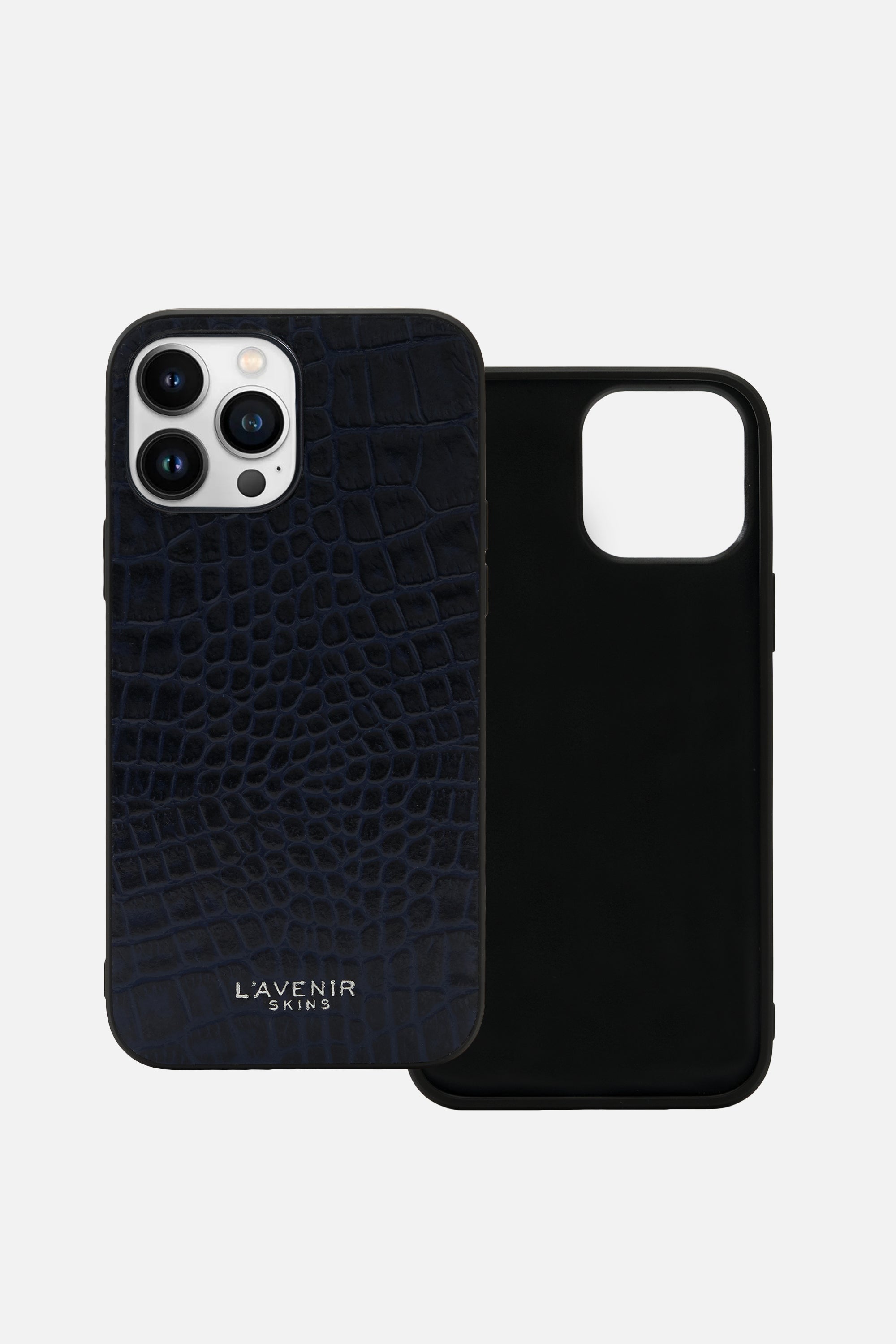 IPHONE CROCO CASE - OCEAN CAVEN BLUE (100% Off)