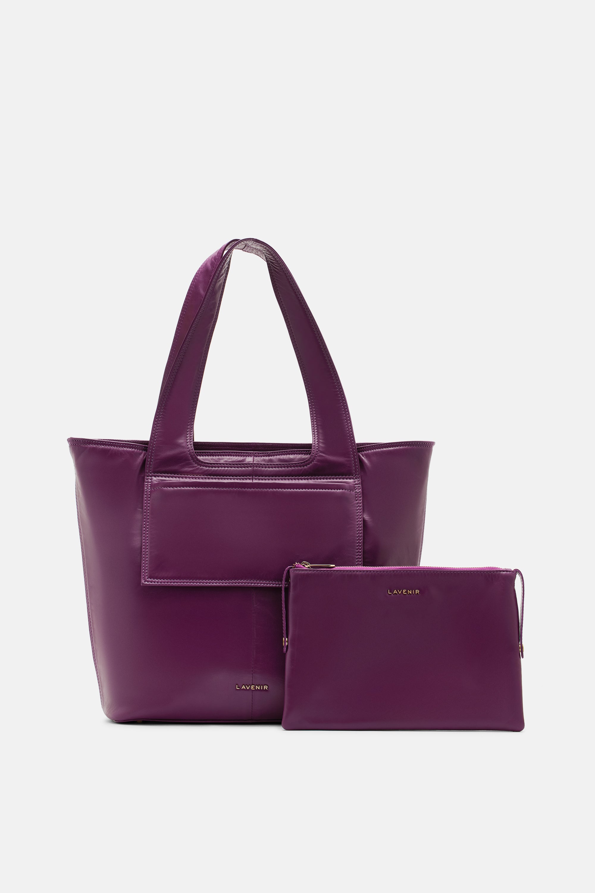 Barbara - Travel Tote Bag -Plum