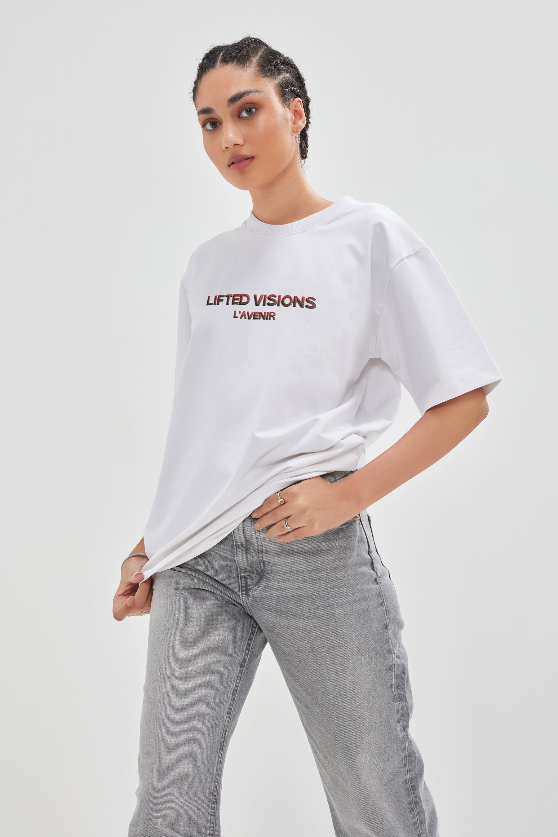 Lifted Visions Unisex T-shirt - White