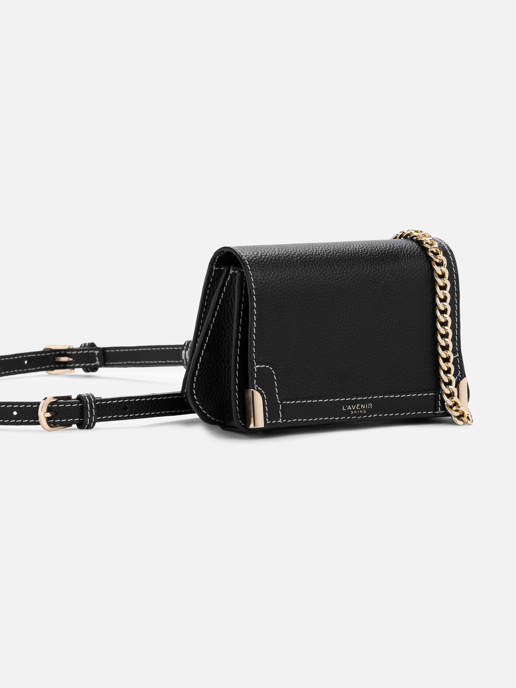 SASOM | Chanel Caviar Quilted Mini Chain Belt Bag Light Pink