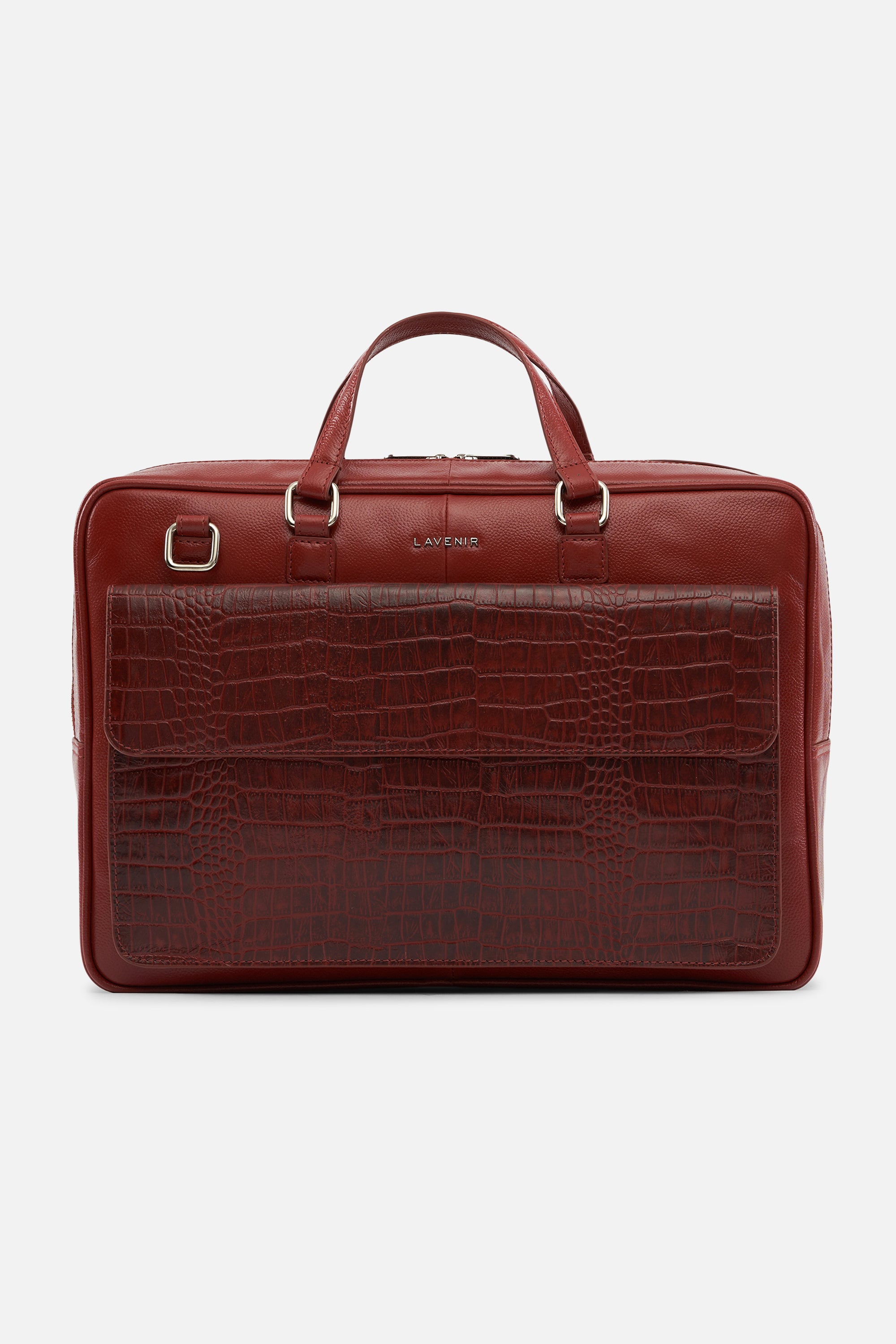 Bronco - Leather Laptop Bag - Potting Soil