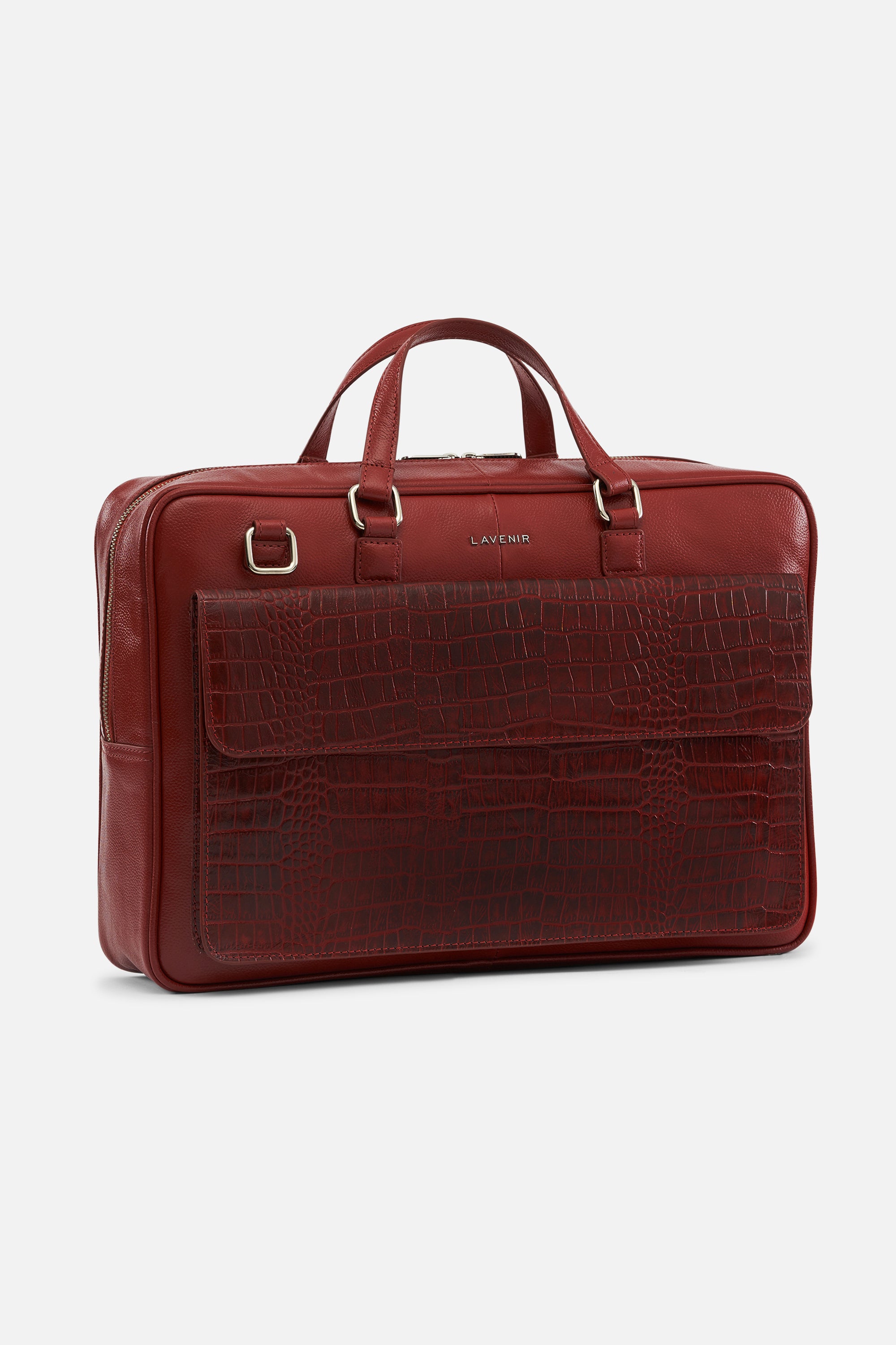 Bronco - Leather Laptop Bag - Potting Soil