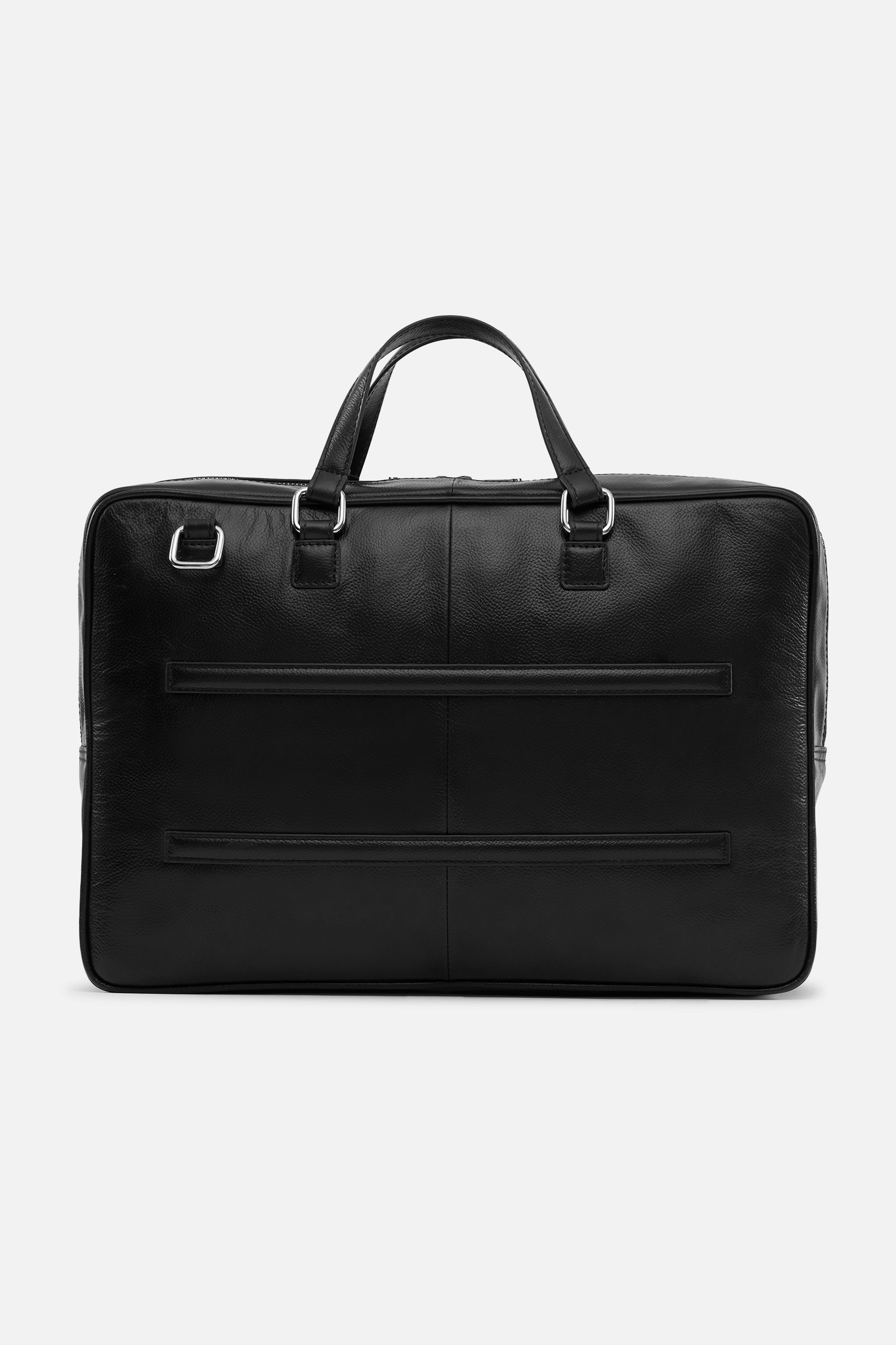 Bronco - Leather Laptop Bag - Black